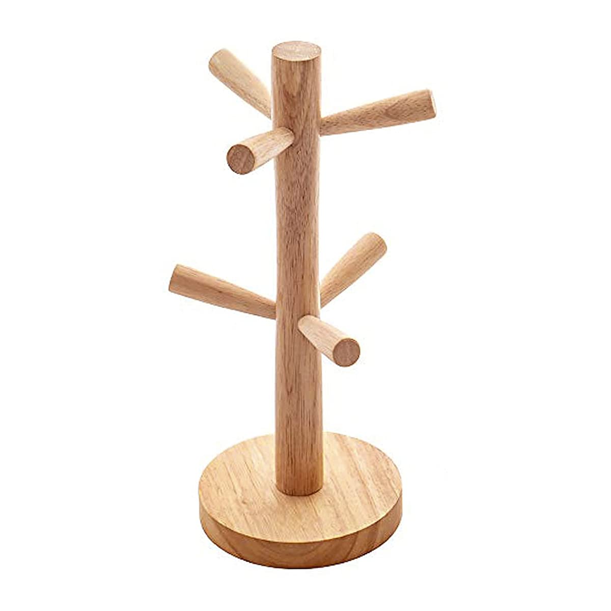Qinsky Tassenhalter,Hölzerner Brezelständer Becherhalter Holz Baumbecherhalter Brezelhalter Tassenbaum für Küchentheke Tabletop Kaffeetassenregal Qinsky Tassenhalter,Hölzerner Brezelständer Becherhalter Holz Baumbecherhalter Brezelhalter Tassenbaum für Küchentheke Tabletop Kaffeetassenregal von Qinsky