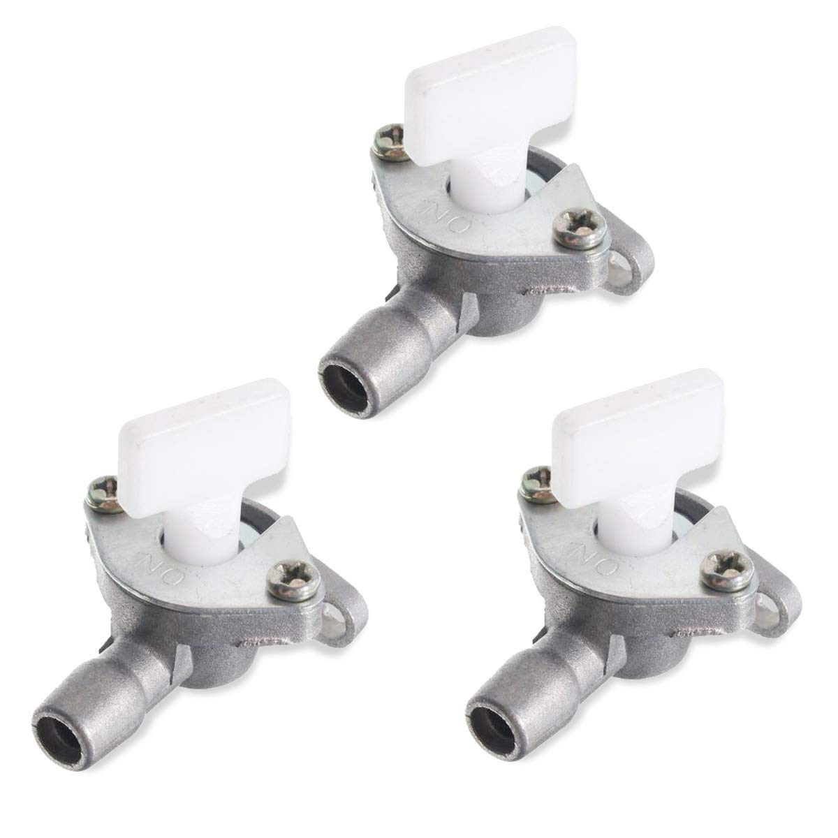Pocketbike Benzinhahn,Qiundar 3 Pcs Vergaser Benzinhahn Ein-Aus-Schalter Kraftstoff Schalter für Mini Pocket Bike 49cc Pocketbike Benzinhahn,Qiundar 3 Pcs Vergaser Benzinhahn Ein-Aus-Schalter Kraftstoff Schalter für Mini Pocket Bike 49cc von Qiundar