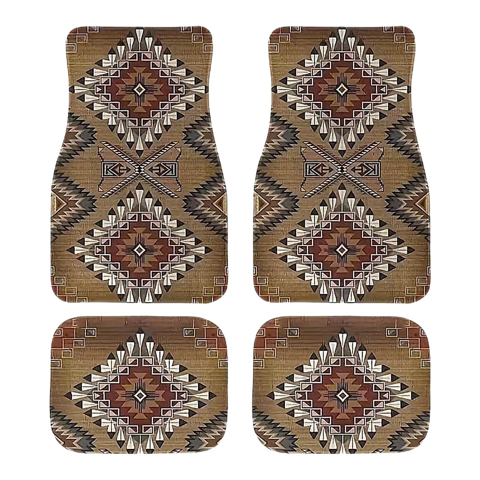 Auto Bodenmatten, Automatten, Boho-Auto-Fußmatte, Anti-Rutsch-Kissen Staubdichte Automatten, Auto Car Mats, Bohemian Auto Accessories Schutz Vor Schnee, Schlamm, Regen Auto Bodenmatten, Automatten, Boho-Auto-Fußmatte, Anti-Rutsch-Kissen Staubdichte Automatten, Auto Car Mats, Bohemian Auto Accessories Schutz Vor Schnee, Schlamm, Regen von Qiwieod