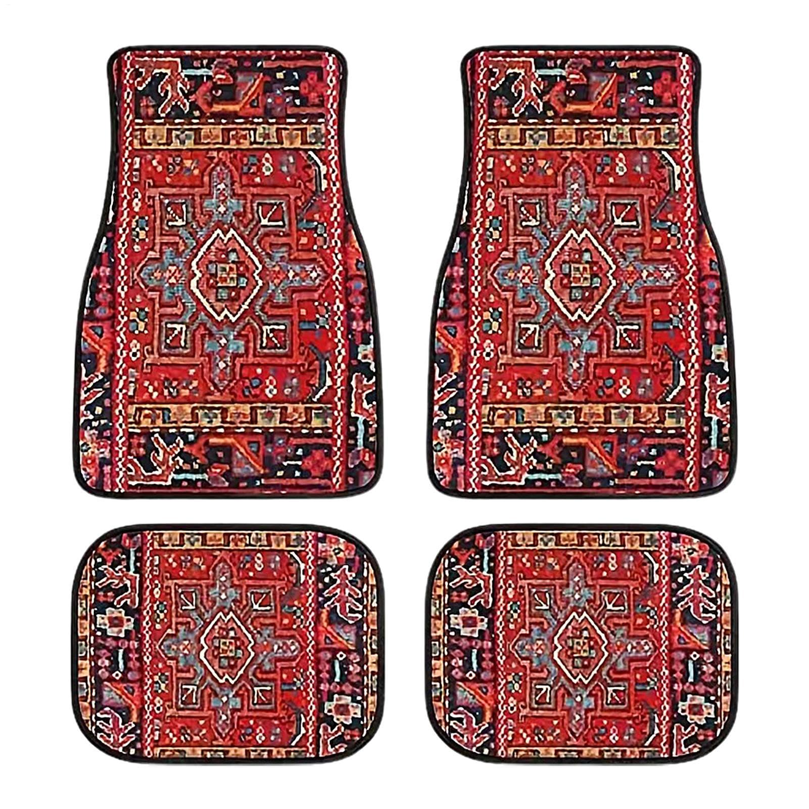 Auto Bodenmatten, Automatten, Boho-Auto-Fußmatte, Anti-Rutsch-Kissen Staubdichte Automatten, Auto Car Mats, Bohemian Auto Accessories Schutz Vor Schnee, Schlamm, Regen Auto Bodenmatten, Automatten, Boho-Auto-Fußmatte, Anti-Rutsch-Kissen Staubdichte Automatten, Auto Car Mats, Bohemian Auto Accessories Schutz Vor Schnee, Schlamm, Regen von Qiwieod