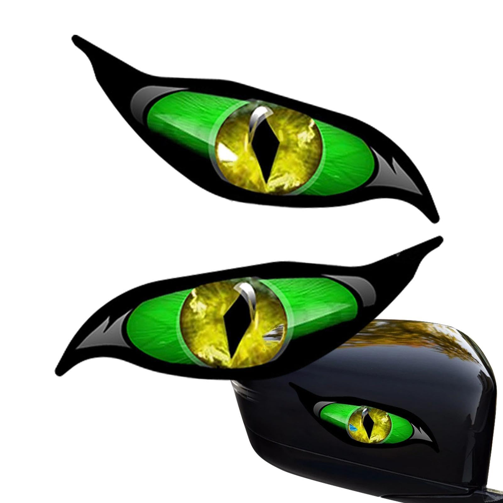 Qiwieod Aufkleber Für Die Augen Auto Augenaufkleber, 2 Stück Reflektierender Augenaufkleber Für Auto Simulation Katzenaugenaufkleber Ab Reflektierende Autoaufkleber Qiwieod Aufkleber Für Die Augen Auto Augenaufkleber, 2 Stück Reflektierender Augenaufkleber Für Auto Simulation Katzenaugenaufkleber Ab Reflektierende Autoaufkleber von Qiwieod