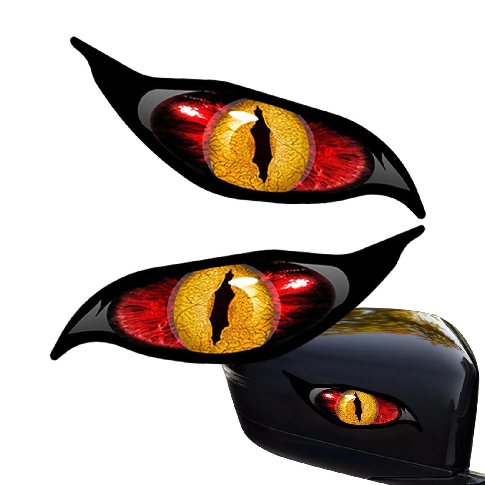 Qiwieod Aufkleber Für Die Augen Auto Augenaufkleber, 2 Stück Reflektierender Augenaufkleber Für Auto Simulation Katzenaugenaufkleber Ab Reflektierende Autoaufkleber Qiwieod Aufkleber Für Die Augen Auto Augenaufkleber, 2 Stück Reflektierender Augenaufkleber Für Auto Simulation Katzenaugenaufkleber Ab Reflektierende Autoaufkleber von Qiwieod