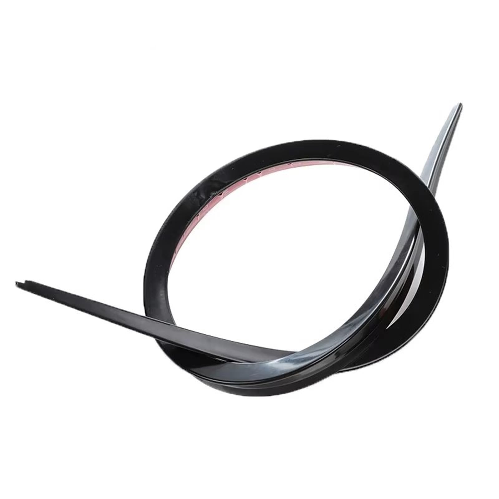 Auto Spoiler Wing Auto Heckdach Heckflügel Universal Spoiler Stoßstange Streifen Rad Augenbraue Lippe Trim Aufkleber Mehrzweck Schwanz Spoiler Flügel(1.2m Bright Black) von Qjahxkf