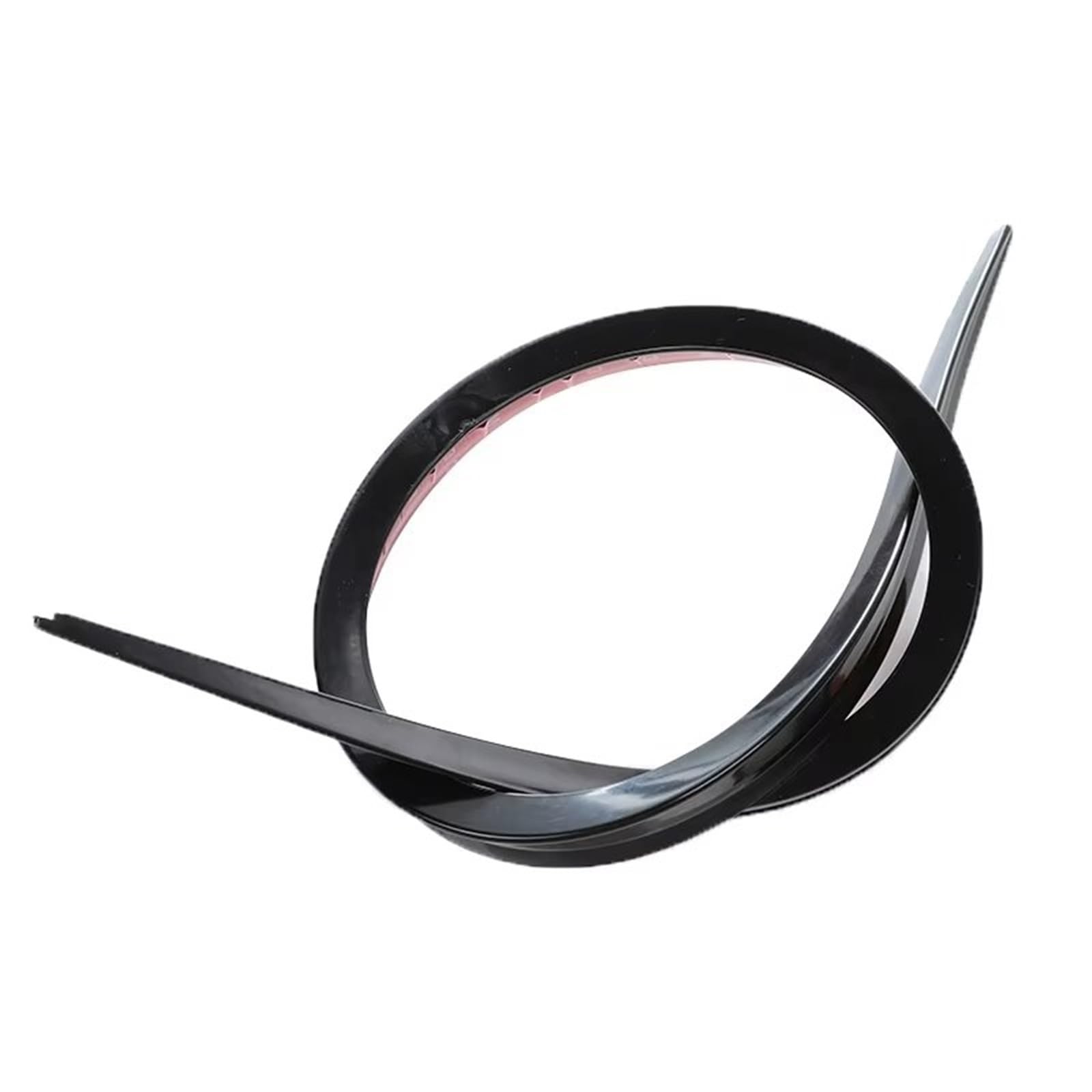 Auto Spoiler Wing Auto Heckdach Heckflügel Universal Spoiler Stoßstange Streifen Rad Augenbraue Lippe Trim Aufkleber Mehrzweck Schwanz Spoiler Flügel(1.5m Bright Black) von Qjahxkf