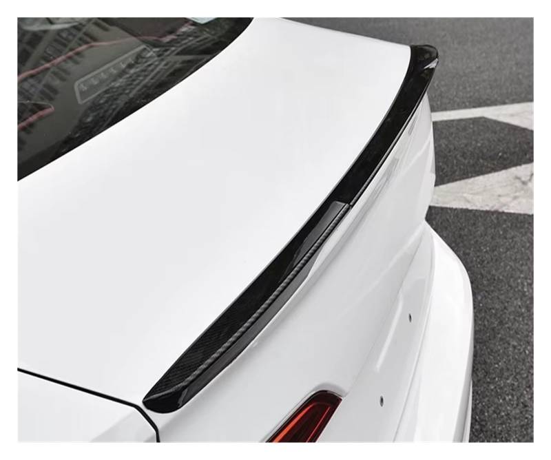 Auto Spoiler Wing Auto-Heckspoiler Für M4-Stil Flügellippenspoiler Für VW Für Jetta MK7 Für GLI Body Kit Gepäck Heckspoilerverkleidung 2019 Schwanz Spoiler Flügel(White) von Qjahxkf