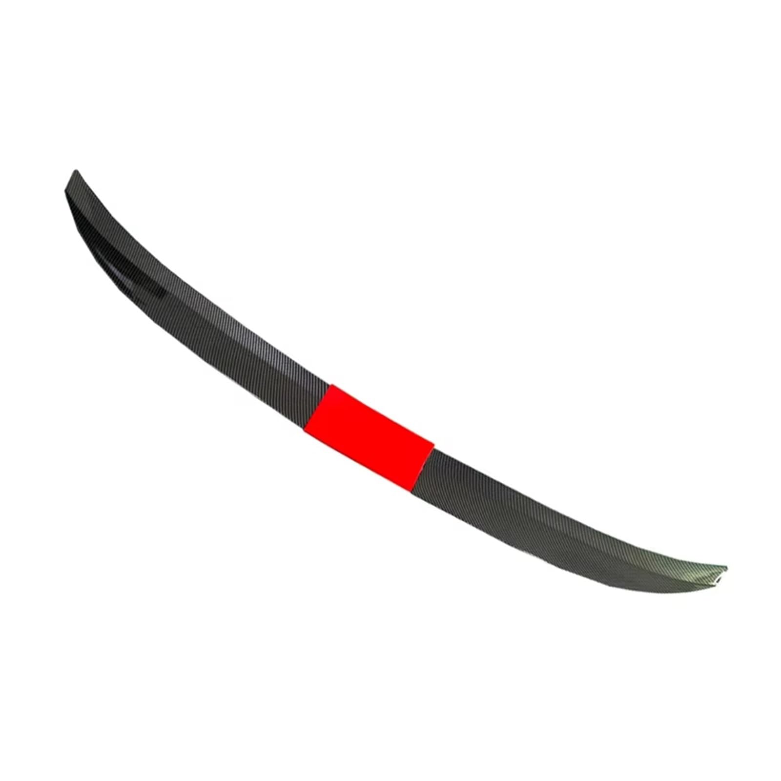 Auto Spoiler Wing Auto Spoiler 3 Stück Universal Einstellbare Stamm Schwanz Hinten Flügel Spoiler Für Auto Zubehör Schwanz Spoiler Flügel(Carbon Fiber and red) von Qjahxkf
