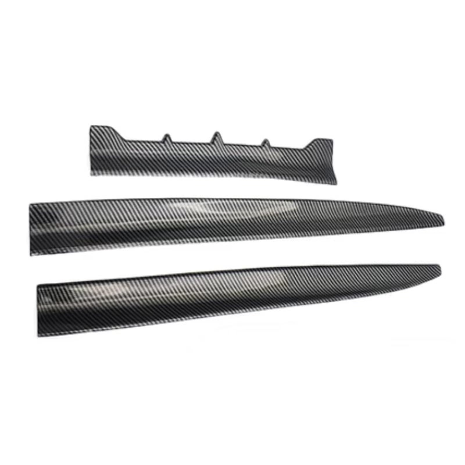 Auto Spoiler Wing Auto Universal Dachspoiler Heckspoiler Kofferraumflügel DIY Refit Spoiler Poiler Wing Racing Trunk AUT Schwanz Spoiler Flügel(Style 2 Carbon Look) von Qjahxkf