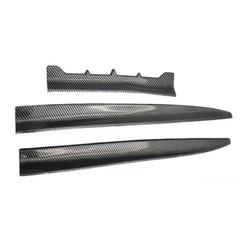 Auto Spoiler Wing Auto Universal Dachspoiler Heckspoiler Kofferraumflügel DIY Refit Spoiler Poiler Wing Racing Trunk AUT Schwanz Spoiler Flügel(Style 2 Carbon Look) von Qjahxkf