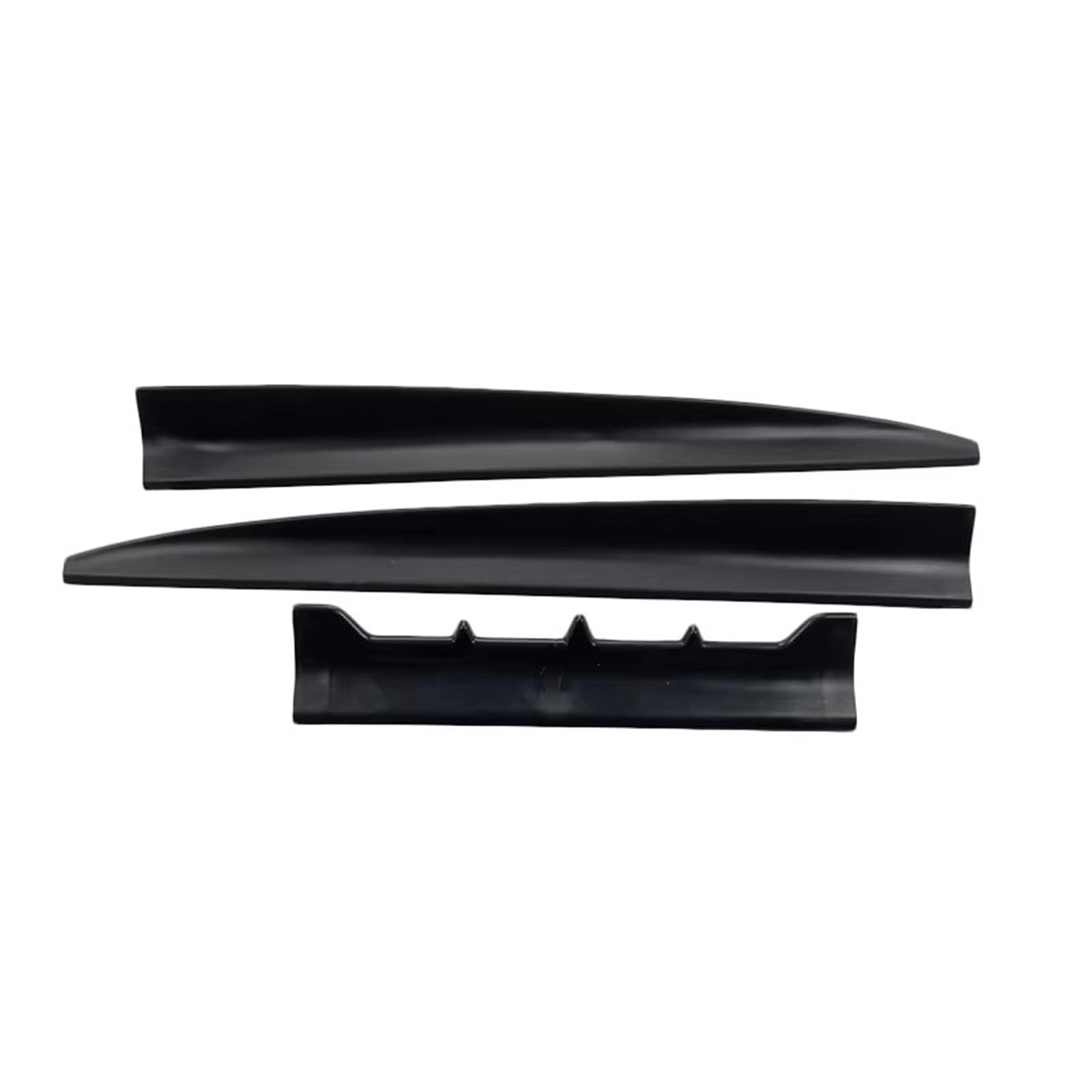 Auto Spoiler Wing Auto Universal Dachspoiler Heckspoiler Kofferraumflügel DIY Refit Spoiler Poiler Wing Racing Trunk AUT Schwanz Spoiler Flügel(Style 2 matt Black) von Qjahxkf