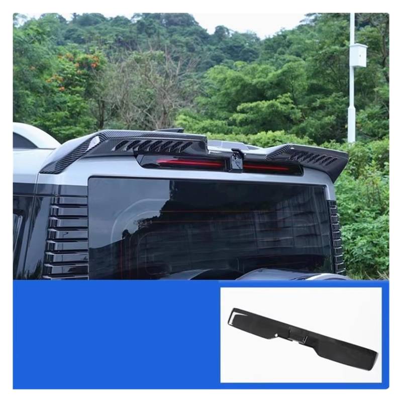 Auto Spoiler Wing Autozubehör Heckspoilerabdeckung für Chery Jetour T2 Traveller 2023 + Sportdruck-Schwanzdach Festflügelstamm Schwanz Spoiler Flügel(Style A) von Qjahxkf