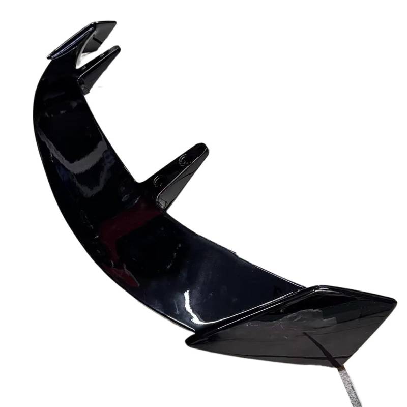 Auto Spoiler Wing Für A1 Schrägheck Universal Spoiler Carbon Oberfläche ABS Material Typ Generischer Auto Heckspoiler Vier Löcher 2010-2025 Schwanz Spoiler Flügel(Gloss Black) von Qjahxkf