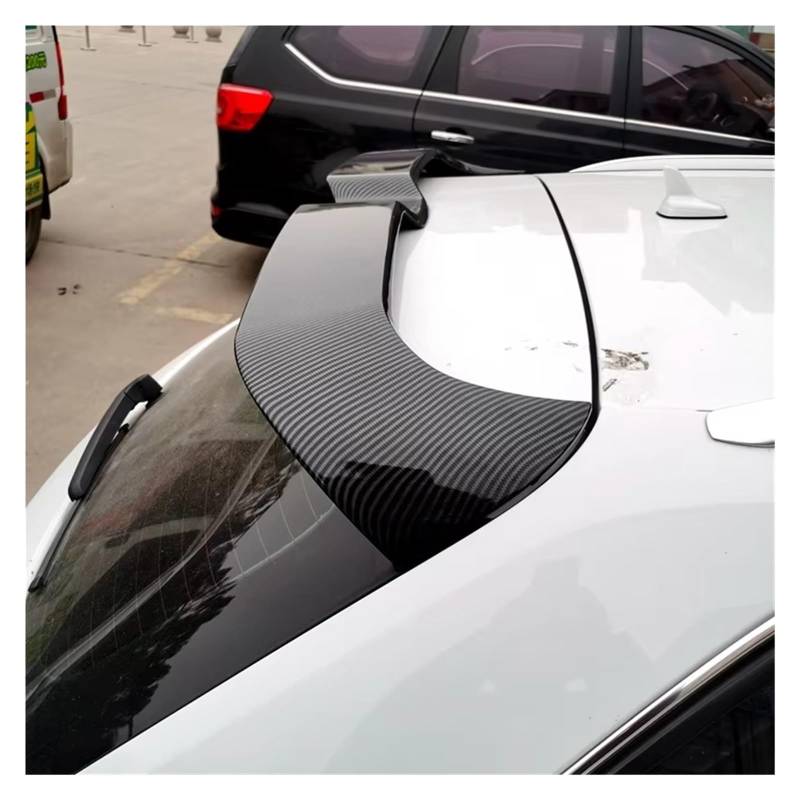 Auto Spoiler Wing Für A3 S3 Schrägheck 2014-2020 Für Style Dachspoiler ABS-Kunststoff Auto Heckspoilerlippe Heckspoiler Schwanz Spoiler Flügel(ABS Carbon Look) von Qjahxkf