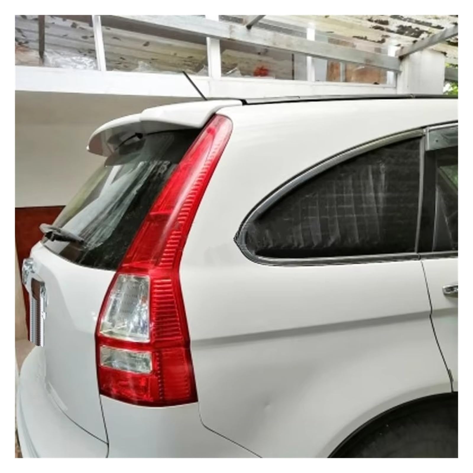 Auto Spoiler Wing Für CR-V Für CRV 2007 2008 2009 2010 2011 Autodekoration ABS-Kunststofffarbe Lackierung Farbe Heckspoiler Schwanz Spoiler Flügel(DIY Color) von Qjahxkf