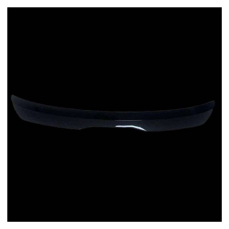 Auto Spoiler Wing Für FIAT Grande Punto Für Abarth 2007 2008 2009 2010 Heckspoiler Spoiler Glänzend Schwarz ABS Kunststoff Dachspoilerlippe Schwanz Spoiler Flügel(Carbon Look) von Qjahxkf