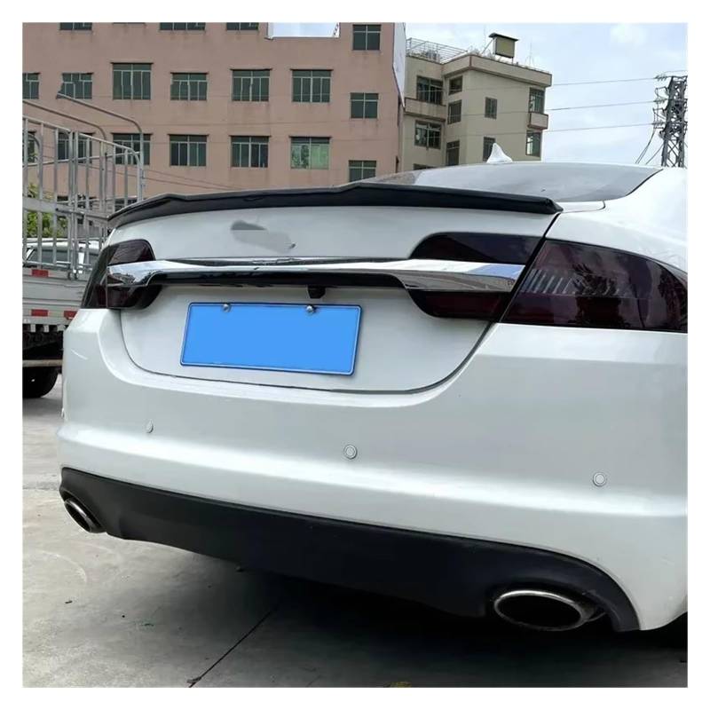 Auto Spoiler Wing Für Jaguar Für XF 2008 2009 2010 2011 2012 2013 2014 2015 ABS Material Heckspoilerlippe Spoiler Flügel Body Kit Zubehör Schwanz Spoiler Flügel(Unpainted) von Qjahxkf