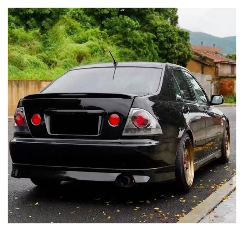 Auto Spoiler Wing Für Lexus Altezza IS200 IS300 1998 1999 2000 2001 2002-2005 ABS Kunststoff Auto Heckspoiler Trunk-Boot Flügel Spoiler Schwanz Spoiler Flügel(Carbon Fiber Look) von Qjahxkf