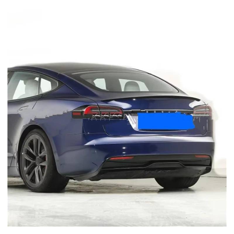 Auto Spoiler Wing Für Tesla Für Modell S 2012-2023 ABS-Material Auto Heckklappe Primer Farbe Heckspoiler Auto Kofferraumspoiler Splitter Schwanz Spoiler Flügel(DIY Color) von Qjahxkf