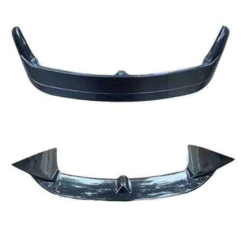 Auto Spoiler Wing Für VW Für Golf 8 MK8-Linie Für GTI Für GTD Für GTE 2020 2021 2022 2023 ABS-Kohlefaser-Heckspoiler Schwanz Spoiler Flügel(Carbon Fibre 2) von Qjahxkf