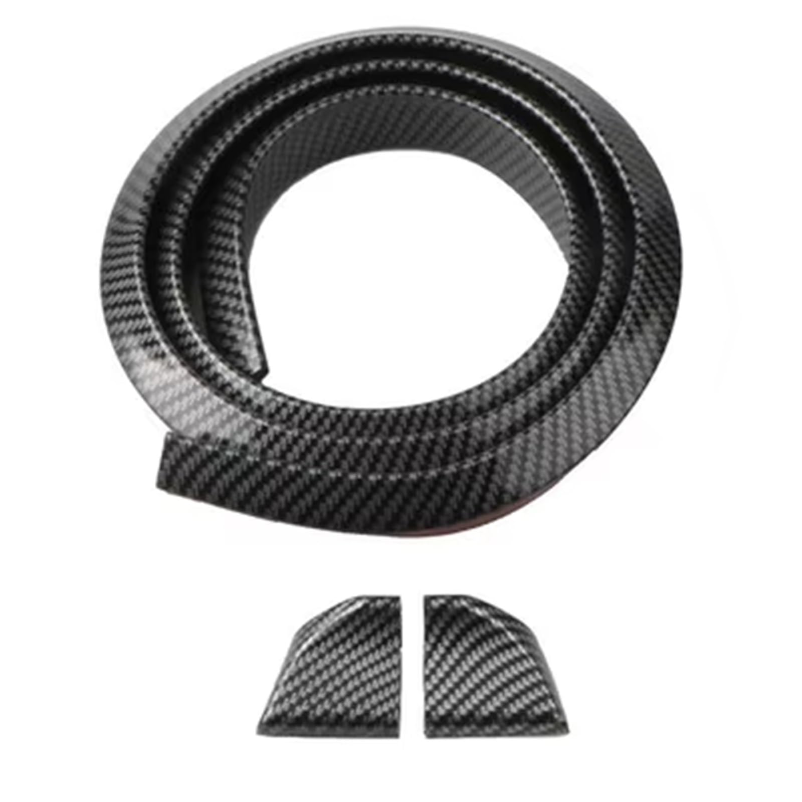 Auto Spoiler Wing Universal 1,5 M Auto Spoiler Auto Frei Perforiert Center Flügel Stamm Spoiler Flügel Stamm Dekoration Feste Wind Flügel Schwanz Spoiler Flügel(Carbon Fiber) von Qjahxkf