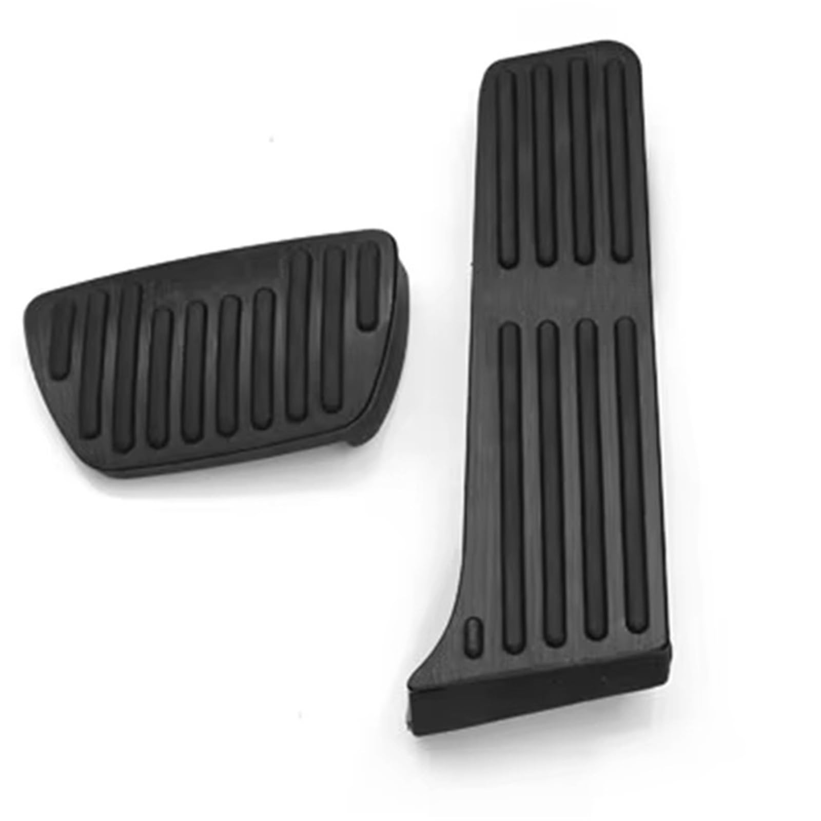 Pedalkappen Bremse Aluminium Auto Auto Pedale Abdeckung Kraftstoff Bremse Fußstütze Pads Platte Abdeckung Für Toyota Für Camry 70 V70 2018-2022 Bremse Fußstütze(2piece Black) von Qjahxkf