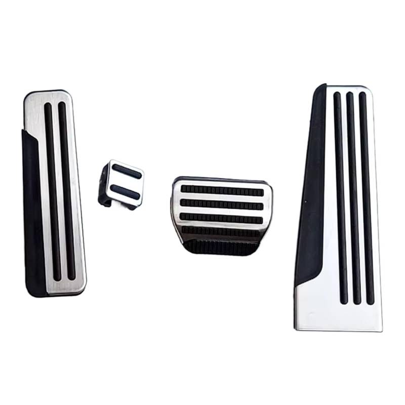 Pedalkappen Bremse Auto Accelerator Bremse Fuß Rest Pedal Abdeckung Zubehör Für Infiniti Q50 QX70 Q70 Q60 G25 G35 G37 EX25 EX35 EX37 Bremse Fußstütze(Footrest and at 3piece) von Qjahxkf