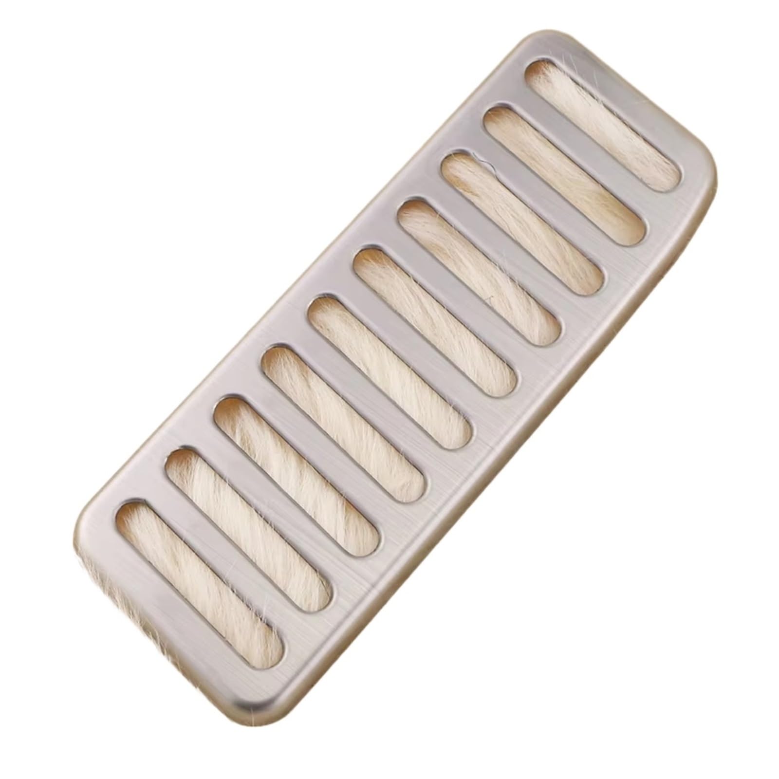 Pedalkappen Bremse Auto Edelstahl Auto Pedale Gas Pedal Bremspedal Abdeckung Fußstütze Pedale Pads Für Ford Für Mustang 2015-2021 Bremse Fußstütze(Rest PEDALA) von Qjahxkf