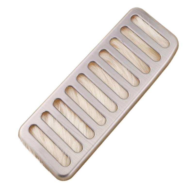 Pedalkappen Bremse Auto Edelstahl Auto Pedale Gas Pedal Bremspedal Abdeckung Fußstütze Pedale Pads Für Ford Für Mustang 2015-2021 Bremse Fußstütze(Rest PEDALA) von Qjahxkf