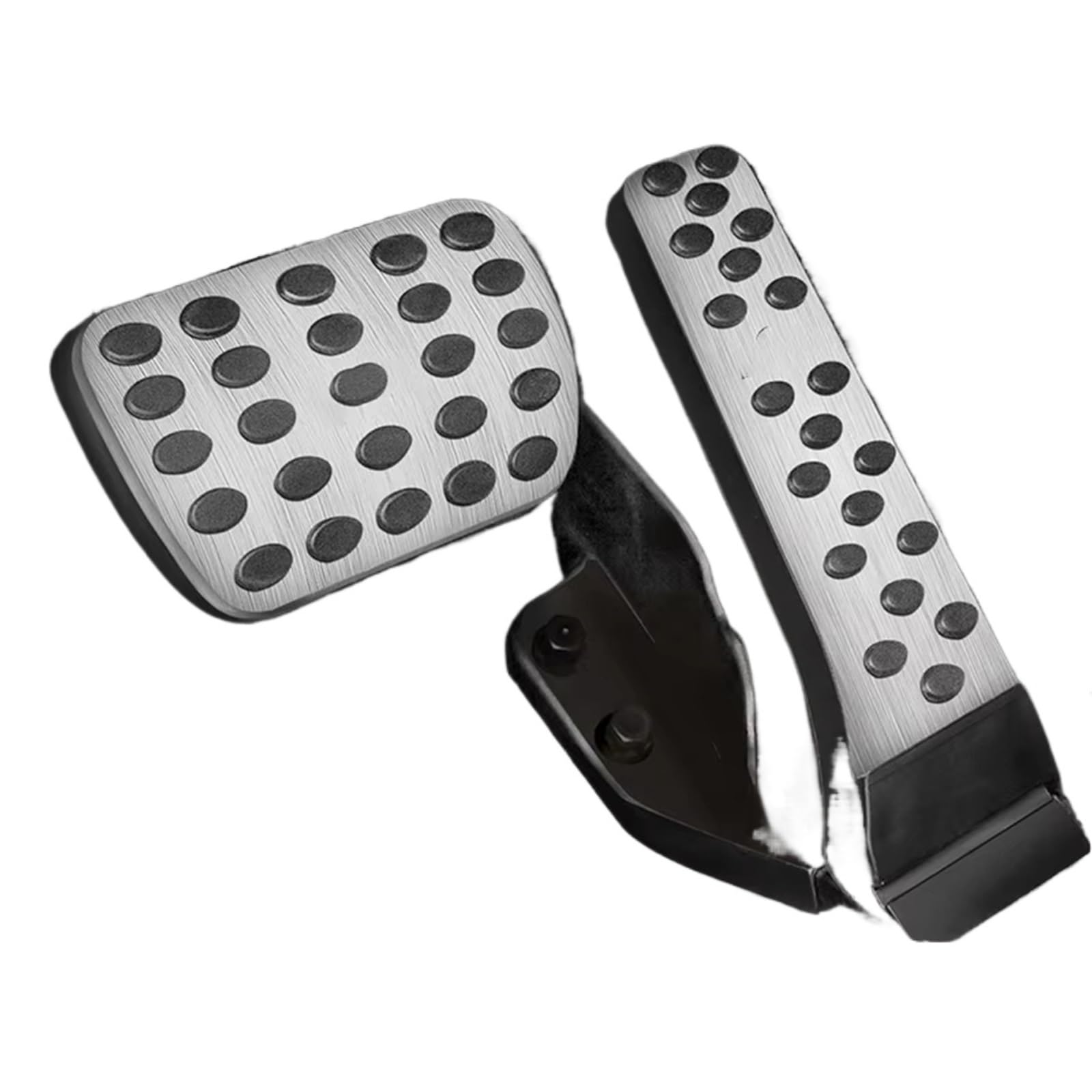 Pedalkappen Bremse Auto Edelstahl Pedal Für EQC N293 EQE V295 EQS V297 400 2019~2025 Für AMG Bremse Fußstütze Pad Abdeckung Zubehör Bremse Fußstütze(Silver) von Qjahxkf