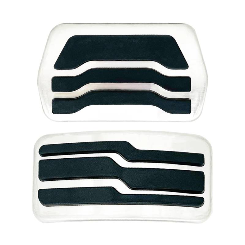 Pedalkappen Bremse Auto Fuß Pedal Pads Pedale Abdeckung Für Lincoln MKC 2013 2014 2015 2016 2017 2018 Bremspedal Pad Bremse Fußstütze(2piece at) von Qjahxkf
