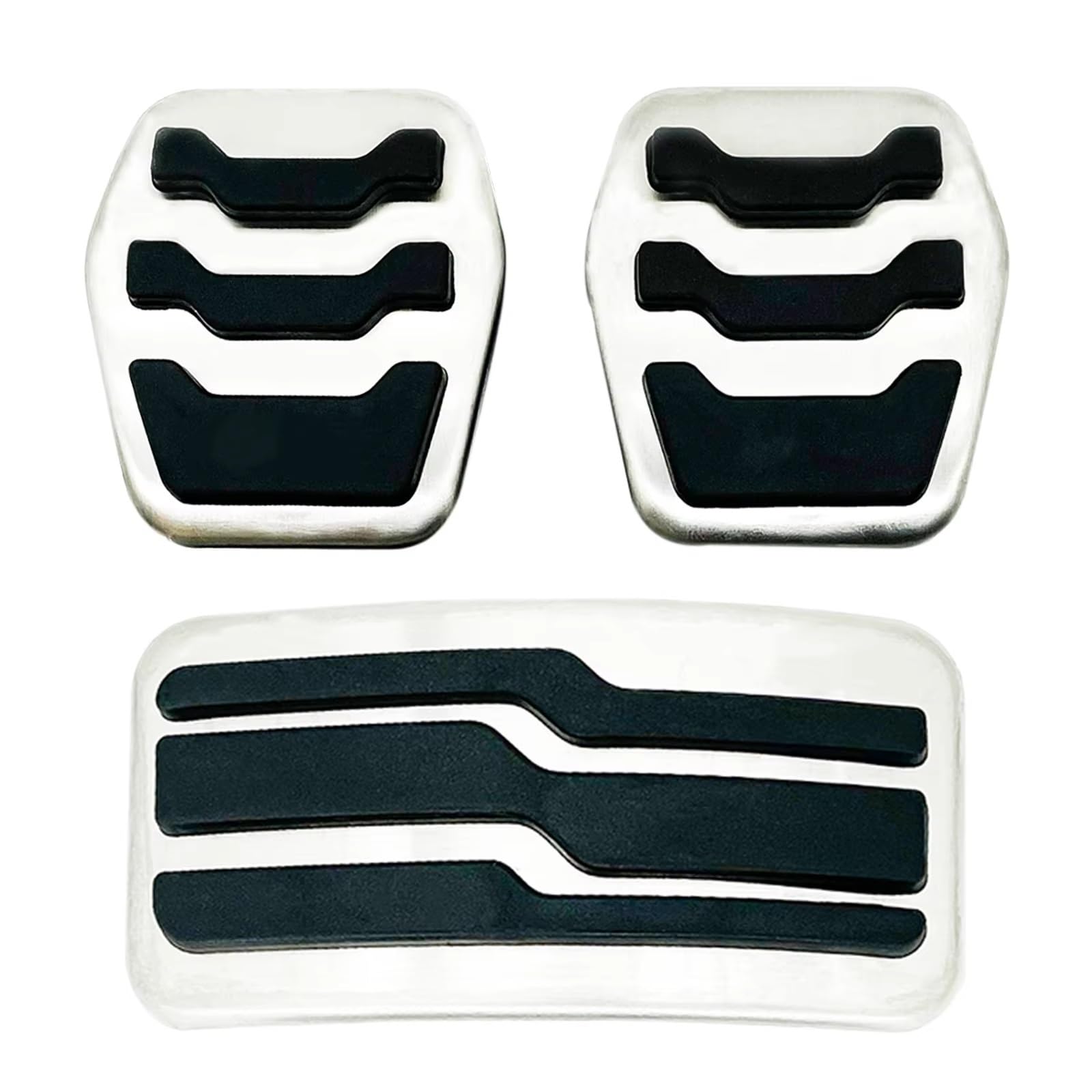 Pedalkappen Bremse Auto Fuß Pedal Pads Pedale Abdeckung Für Lincoln MKC 2013 2014 2015 2016 2017 2018 Bremspedal Pad Bremse Fußstütze(3piece MT) von Qjahxkf