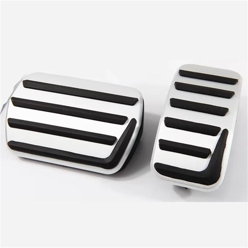 Pedalkappen Bremse Auto Fußstütze Brems Gas Gaspedal Pad Abdeckung Für Volvo S40/V40/C30 ZU Auto Aluminium Legierung Bremse Fußstütze(Brake and Gas Pedals) von Qjahxkf