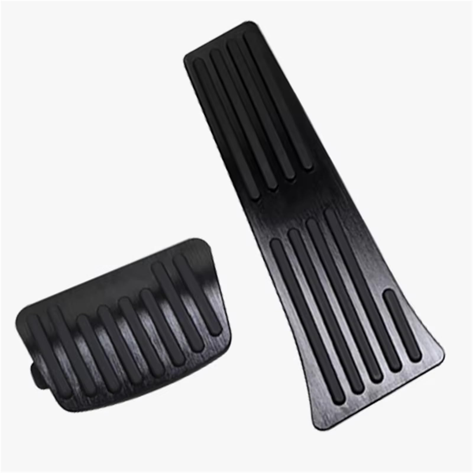 Pedalkappen Bremse Auto Kraftstoff Beschleuniger Bremse Fußstütze Pedal rutschfeste Pad Zubehör Für Hyundai Für Tucson NX4 2021 2022 2023 2024 Bremse Fußstütze(2piece Black) von Qjahxkf