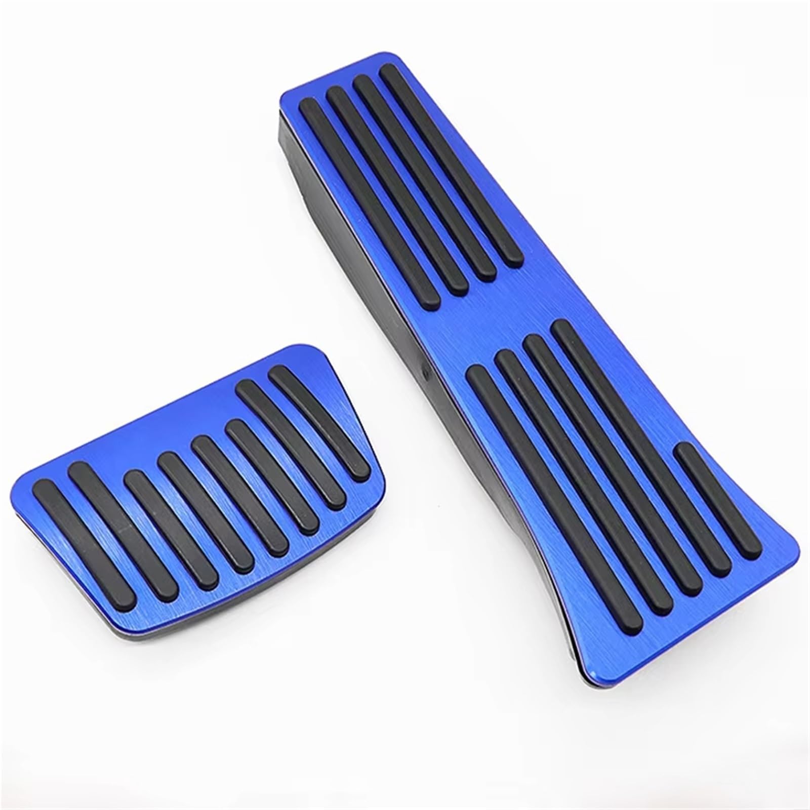Pedalkappen Bremse Auto Kraftstoff Beschleuniger Bremse Fußstütze Pedal rutschfeste Pad Zubehör Für Hyundai Für Tucson NX4 2021 2022 2023 2024 Bremse Fußstütze(2piece Blue) von Qjahxkf