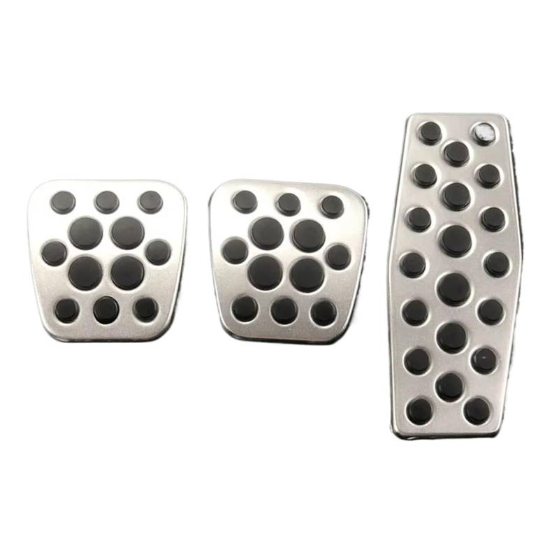 Pedalkappen Bremse Auto Pedal Pad Abdeckung Für Buick Hideo Lacrosse MK2 Für Regal Envision Encore Verano 2008 2009 2010 2011-2018 Bremse Fußstütze(Aluminium NO Clip MT) von Qjahxkf