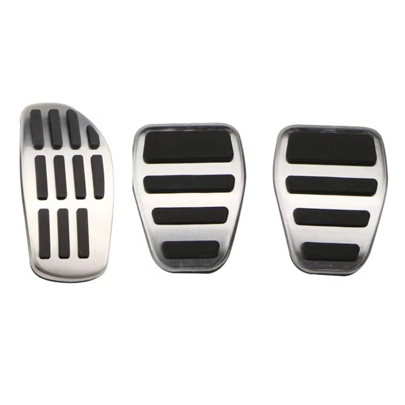 Pedalkappen Bremse Auto Pedale Für Captur Auto Fuß Pads Rest Abdeckungen Set Bremspedal Bremse Fußstütze(3piece a) von Qjahxkf