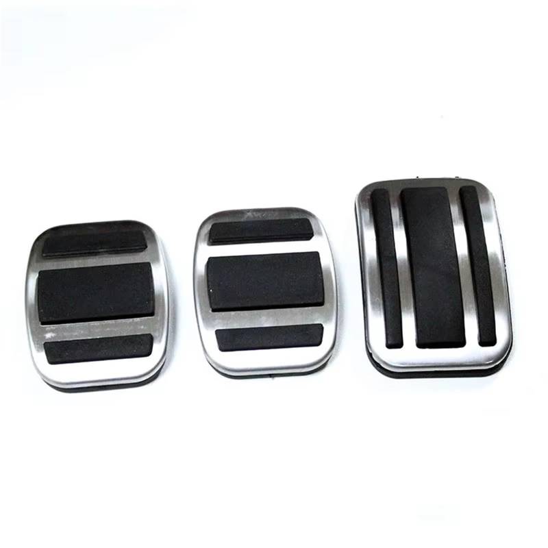 Pedalkappen Bremse Auto Rest Bremse Beschleuniger Kraftstoff Gas Pedal Abdeckung Pad Für Peugeot 3008 5008 GT DS DS 7 Für Cross LHD Pedal Pad Bremse Fußstütze(MT 3piece) von Qjahxkf