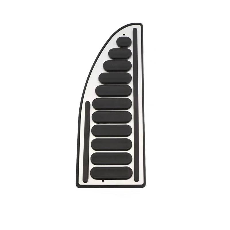 Pedalkappen Bremse Autopedalabdeckung für Jeep für Renegade für Compass 2015-2020 Edelstahl-Beschleuniger-Gasbremspedale Bremse Fußstütze(1piece Rest) von Qjahxkf