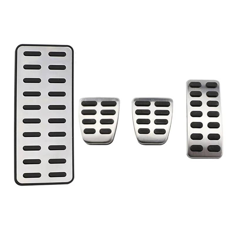 Pedalkappen Bremse Autopedale Abdeckung Pad Für Hyundai Für I20 BC3 2020 2021 2022 2023 2024 Gaspedal Bremse Kein Bohren Restfoot Pedal Bremse Fußstütze(4 Piece) von Qjahxkf