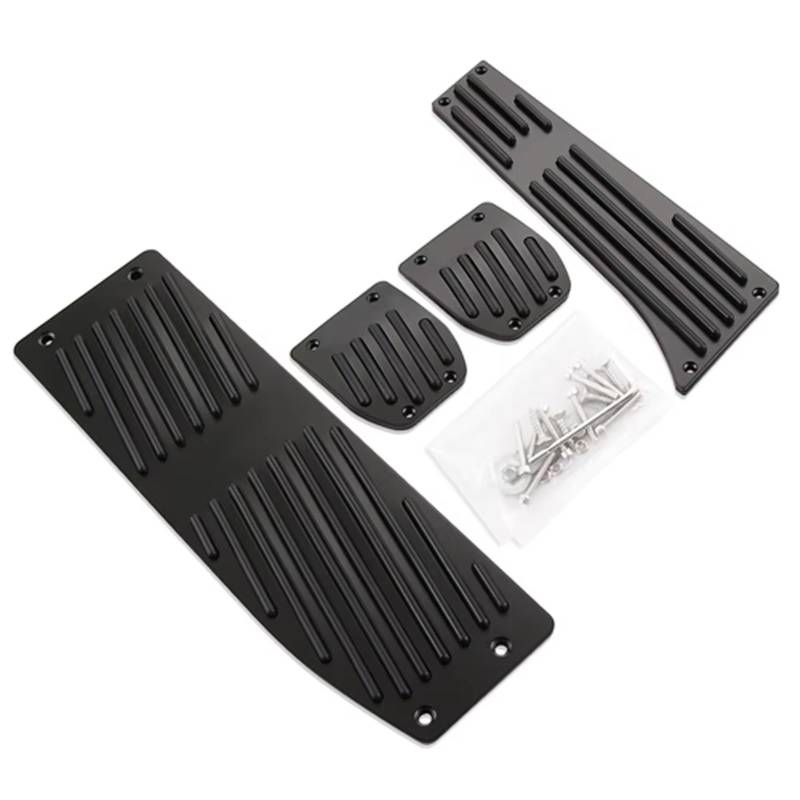 Pedalkappen Bremse Für 3 5 Serie E30 E32 E34 E36 E38 E39 E46 E87 E90 E91 Für X5 Für X3 Z3 Gaspedal Bremse Fußstütze Pedal Pads 1998-2012 Bremse Fußstütze(Black Drill for MT) von Qjahxkf
