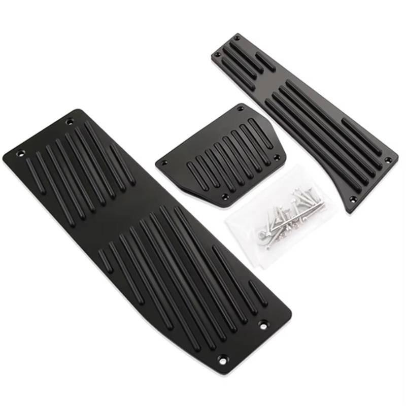 Pedalkappen Bremse Für 3 5 Serie E30 E32 E34 E36 E38 E39 E46 E87 E90 E91 Für X5 Für X3 Z3 Gaspedal Bremse Fußstütze Pedal Pads 1998-2012 Bremse Fußstütze(Black Drill for at) von Qjahxkf