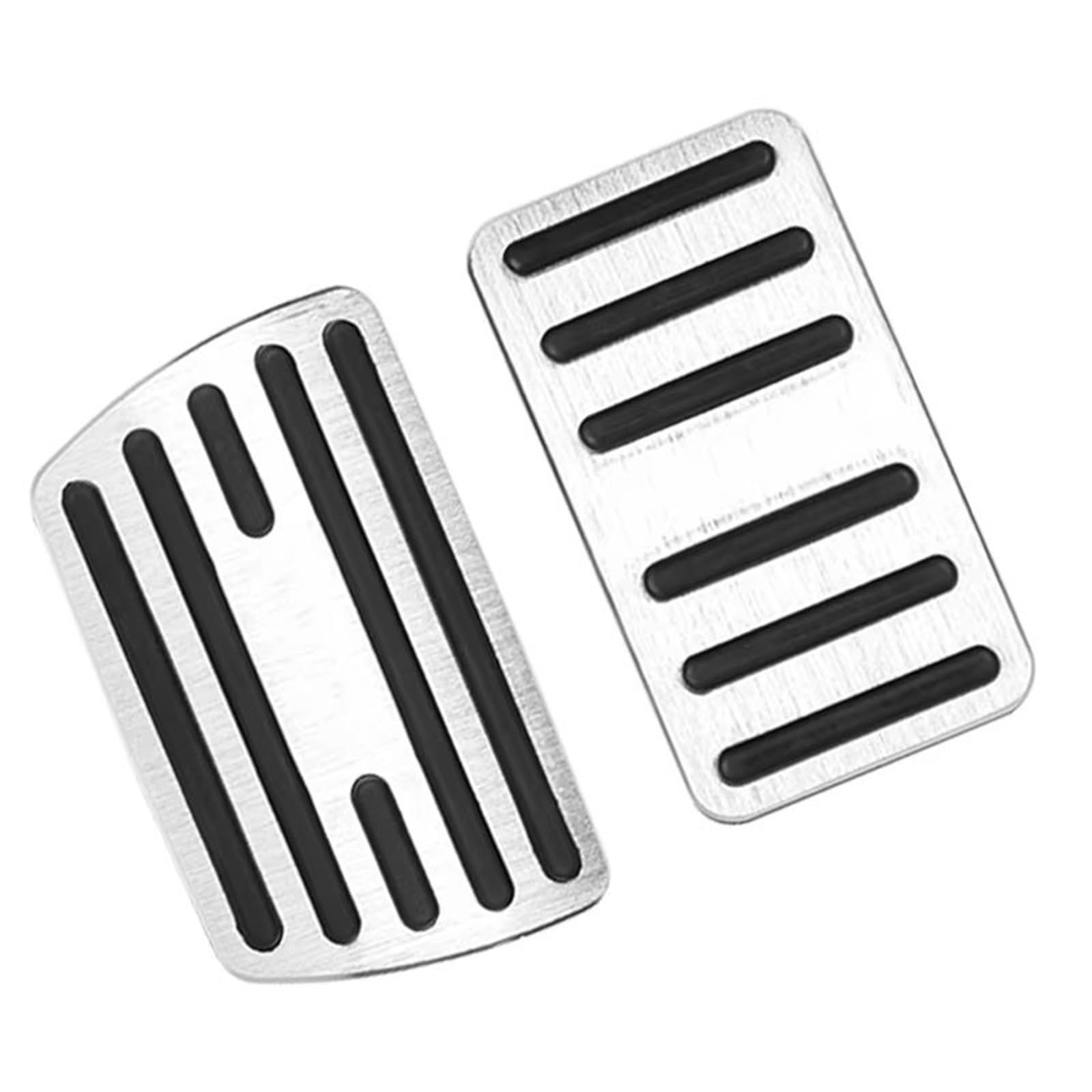Pedalkappen Bremse Für CR-V 2023 Gaspedal Für CRV Nterior Pedal Metall Fußpedal Innen Zubehör Bremse Fußstütze(Silver) von Qjahxkf