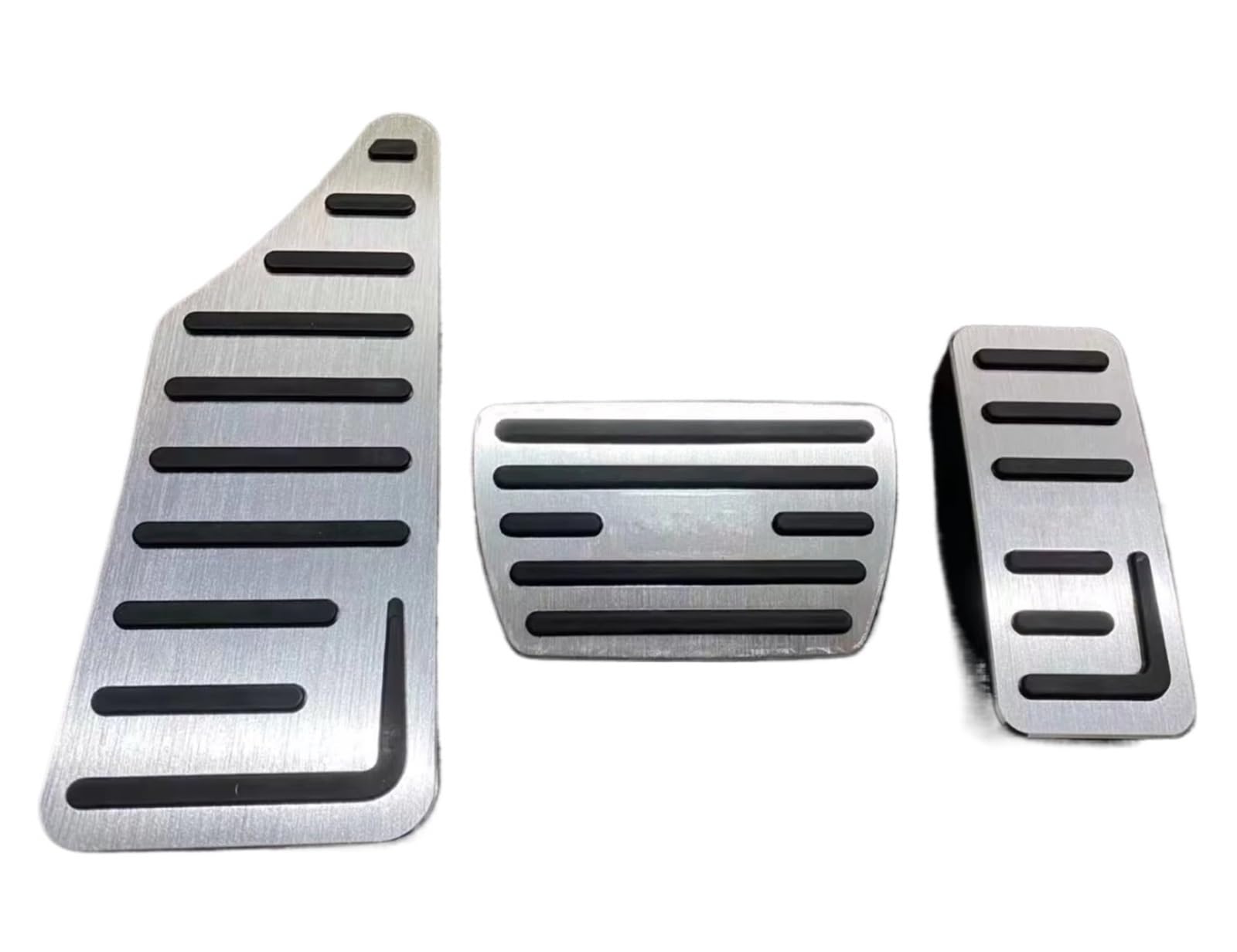 Pedalkappen Bremse Für Vezel HR-V Für HRV EL RS 2021 2022 2023 2024 Auto Gaspedal Bremse Fußstütze Pedale Abdeckung rutschfeste Pads Zubehör Bremse Fußstütze(Sliver) von Qjahxkf