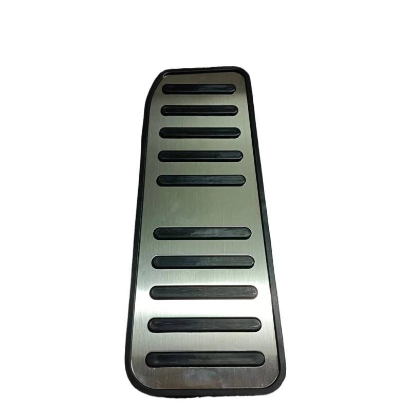Pedalkappen Bremse Für Xiaopeng Xpeng G9 P7 2022-2023 Bremsbeschleuniger Hauptfahrer Restpedal Aluminiumlegierung Silbrig Bremse Fußstütze(G9 1piece) von Qjahxkf