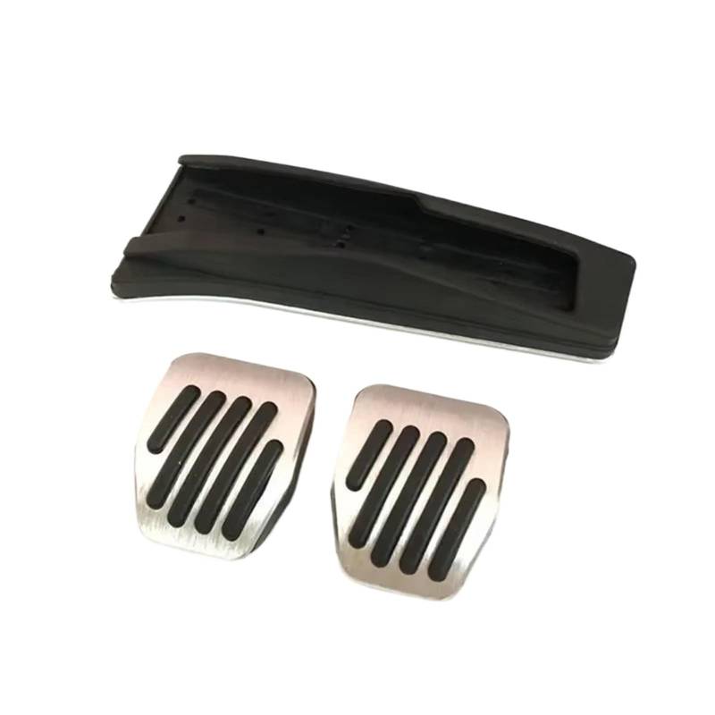 Pedalkappen Bremse Fußstütze Kraftstoff Bremse Gas Pedal Pads Abdeckungen Für 3 5 Serie E90 E91 Für X5 Für X3 Z3 Für M3 Für M5 1998-2012 Bremse Fußstütze(No Drill MT 3piece) von Qjahxkf