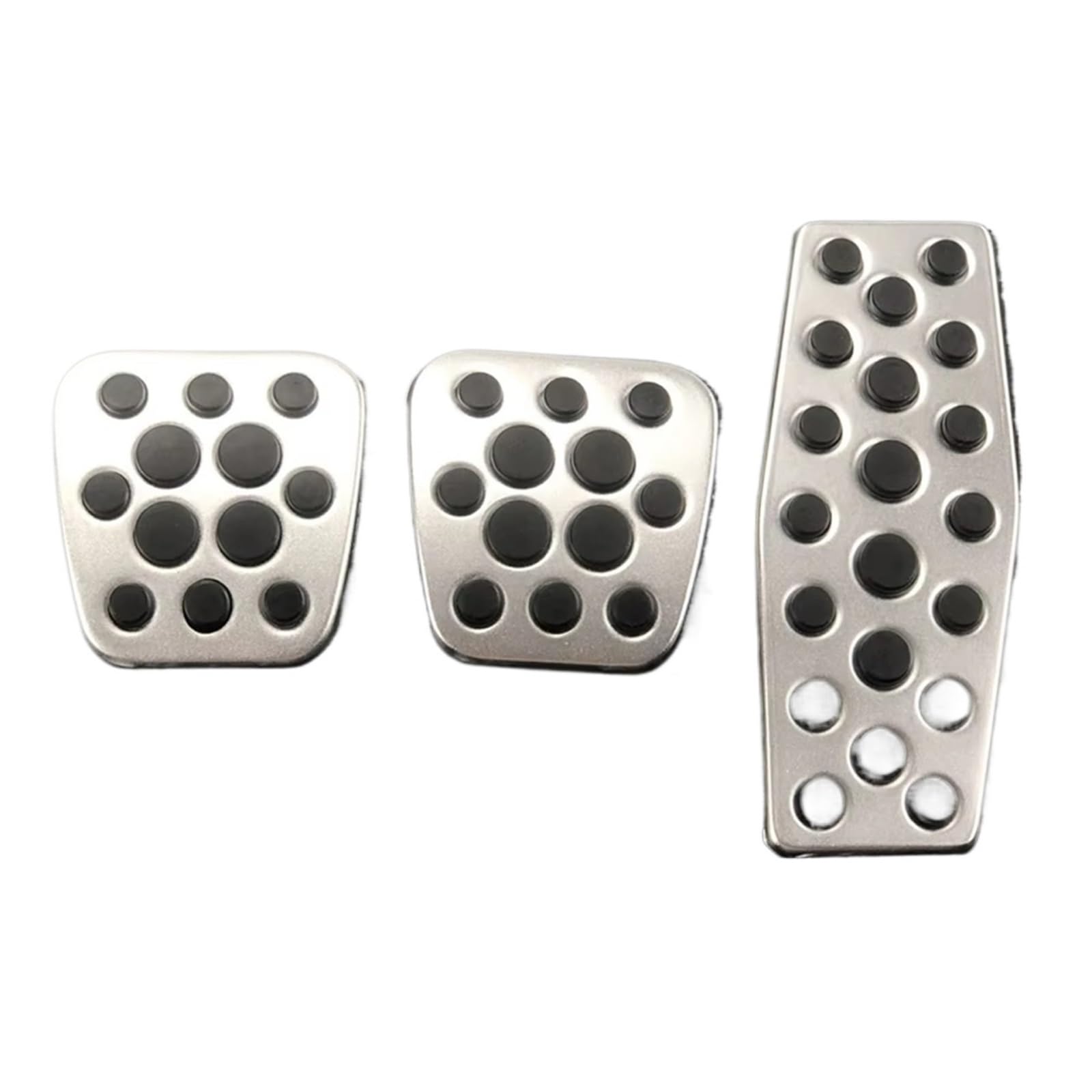 Pedalkappen Bremse Gas Bremspedal Fall Für GMC Terrain 2018 2019 2020 2021 Fuß Pedal Pad Abdeckungen Bremspedal Abdeckungen Bremse Fußstütze(Aluminium NO Clip MT) von Qjahxkf