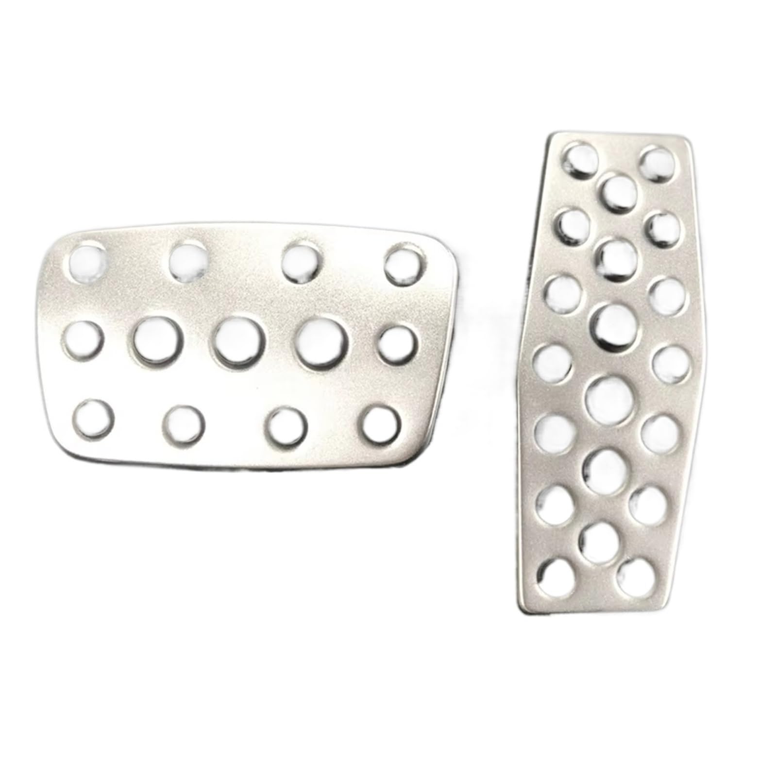 Pedalkappen Bremse Gas Bremspedal Fall Für GMC Terrain 2018 2019 2020 2021 Fuß Pedal Pad Abdeckungen Bremspedal Abdeckungen Bremse Fußstütze(Aluminium NO Clip at) von Qjahxkf