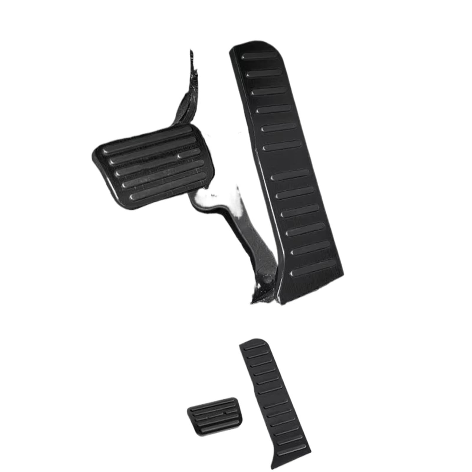 Pedalkappen Bremse Pedal Abdeckung Zubehör Für BYD Dichtung Alumium Legierung Auto Fuß Pedale Pads Anti-Slip Kraftstoff Bremse Beschleunigen Bremse Fußstütze(Black) von Qjahxkf