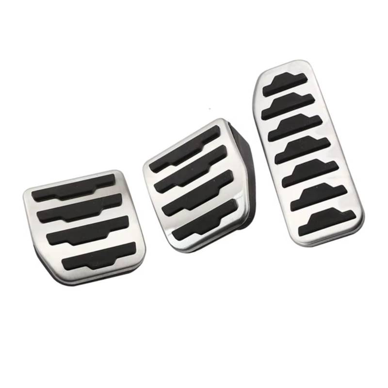 Pedalkappen Bremse Pedale Pads Gas Bremspedal Abdeckung FÜR Range FÜR Rover FÜR Evoque FÜR Land FÜR Rover FÜR Discovery FÜR Sport 2012-2022 Bremse Fußstütze(MT Without Rest) von Qjahxkf
