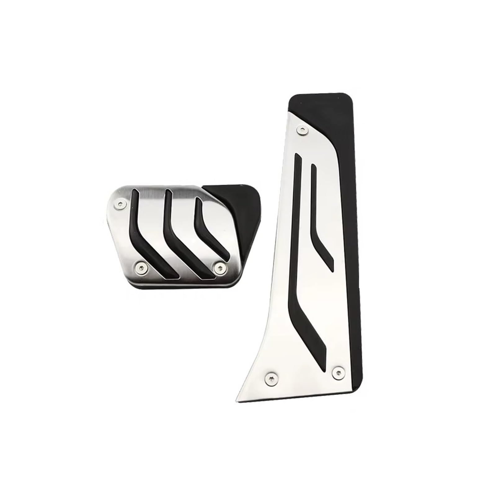 Pedalkappen Bremse RHD Edelstahl Auto Fußstütze Pedal Abdeckung Für 1 2 3 4 Serie F20 F21 F30 F31 F34 GT F32 F33 F36 2011-2018 Bremse Fußstütze(at Without Rest) von Qjahxkf