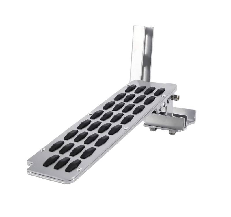 Pedalkappen Bremse Rutschfestes linkes Fußstützen-Pedalpolster-Kit Zubehör Passend für Jeep für Wrangler JK 2007-2016 2017 2018 Automodifiziertes Pedal Bremse Fußstütze von Qjahxkf